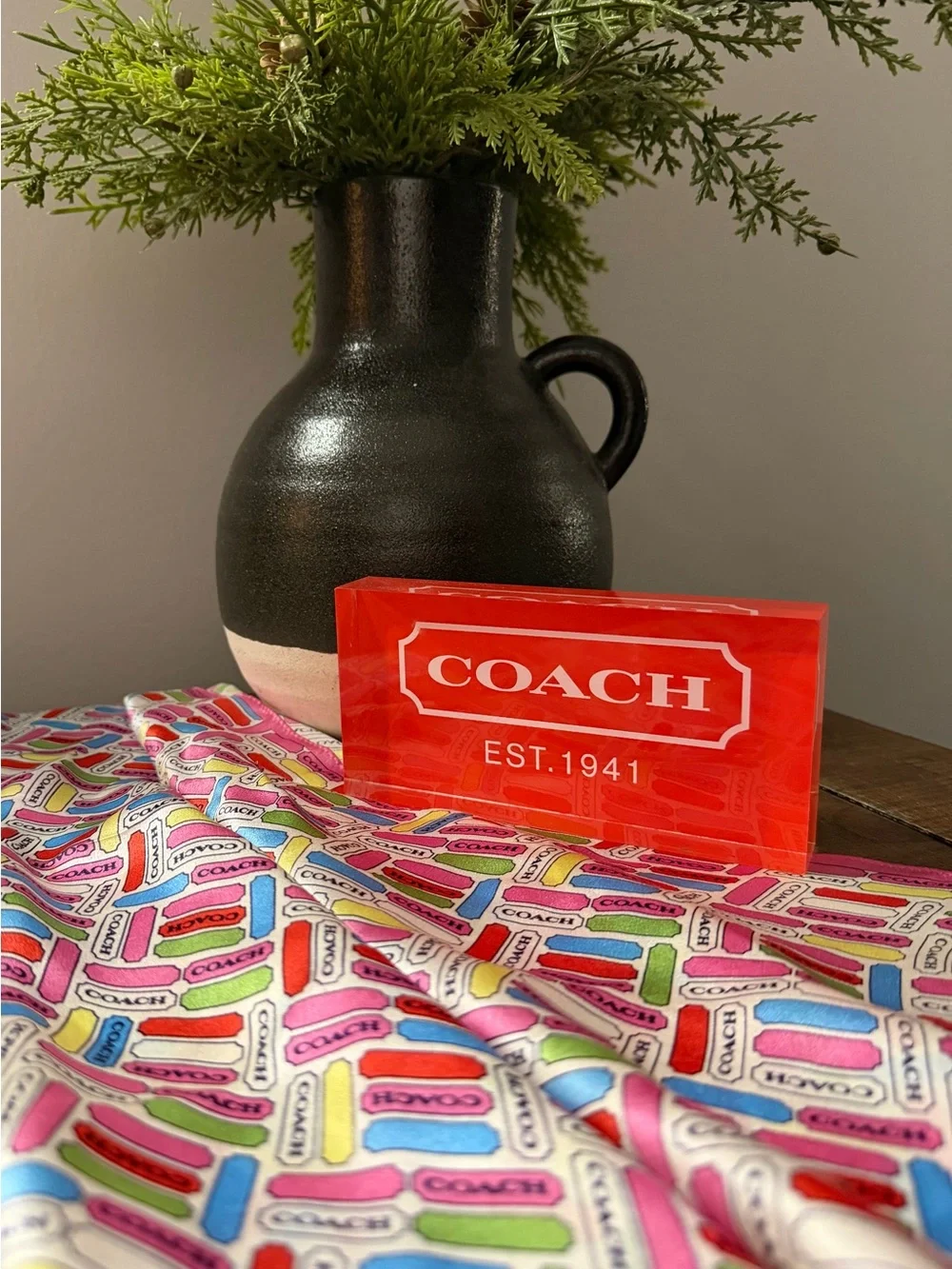 Coach Silk Scarf